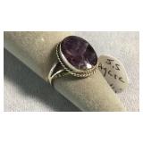 Size 6 Agate & Sterling Ring