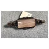 Sterling Silver & Mother of Pearl Pin