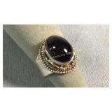 Size 7 Amethyst & Sterling Ring