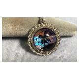 Sterling Silver Butterfly Wing Pendant