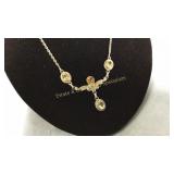 Sterling Silver & Citrine Necklace