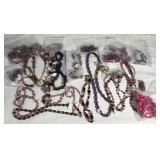 23 Crystal Beaded  Lucite Necklaces & Bracelets