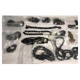 Jet Beaded Crystal Beaded Necklaces & More