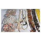 Various Coral & Mother Of Pearl Necklaces & More