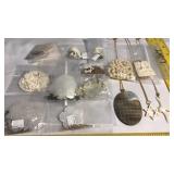 Various Abalone & Ivory Pendant Necklaces