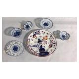 Decorative Plate & KPM Pierced Porcelain Minis