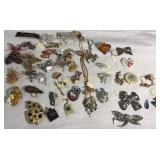 Various Brooches & Stick Pins