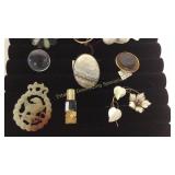 Vintage Pins White & Black