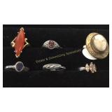 Size 5 Vintage Rings
