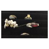 Size 6 Rings Various Metals