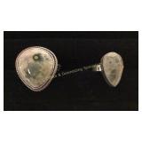 2 Size 7 Rings Emerald & Jasper