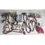 23 Crystal Beaded  Lucite Necklaces & Bracelets