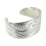 Sterling Cuff Bracelet 925 Thailand