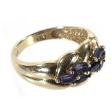 14K Tananite Ring 3.1g TW Sz 5