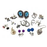 Sterling Earrings & Pendants 27.7g TW