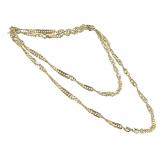 14K Necklace 2.8g TW 24" L