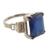 14K Antique Deco Ring 3g TW