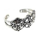 Heavy Cast Sterling Cuff Bracelet 47g TW