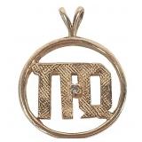 14K Diamond Pendant 2.8g TW