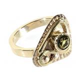 Marilyn Greenwood 14K Ring 4.5g TW Sz 6 3/4
