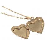14K Necklace w Locket 2.3g TW