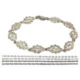Sterling Bracelet & Necklaces 9.6g TW