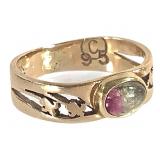 Jack Forney 14K Watermelon Tourmaline Ring