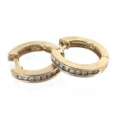 10K Diamond Earrings 3.1g TW