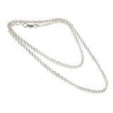 Sterling Necklace 5.1g TW 16" L
