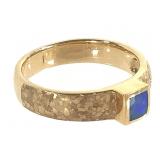 18K Opal Ring 4.9g TW Sz 6 1/2