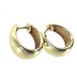 14K Hoop Earrings 6.6g TW