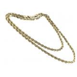 14K Necklace 5.2g TW 18" L