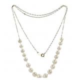 18" L 14K w Pearls Necklace