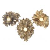 Vtg Earring & Pendant Set