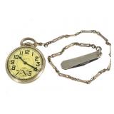 Waltham Pocket Watch w Chain & Pocket Knife