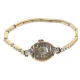 Bulova 10K Rolled Gold Plate Ladies Watch