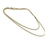 14K Necklace 6.5g TW 20" L