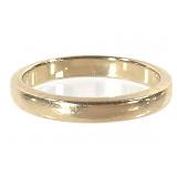 18K YG Tiffany & Co Band w Box 3.5g TW