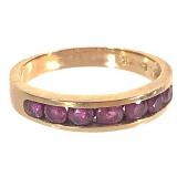 14K Ruby Ring 2.6g TW Sz 7