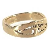 14K Jack Forney Ring 3.8g TW Sz 6 1/2