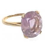 14K Amethyst Ring 4.5g TW Sz 9