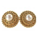 14K Pearl Earrings 3.2g TW 5mm