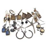 Sterling Earrings 46.5g TW