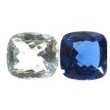CU Topaz Deep BL 33.80 CT & Hiddenite 34.5 CT