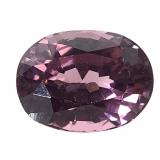Ov Natural Maroon Spinel VVS .82 CT 6 x 4 mm