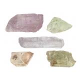 5 Kuzite Pink Yellow Green & Violet 4.3 oz TW