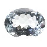 Blue Aquamarine Oval  VVS 1.65 CT 8 x 6 mm