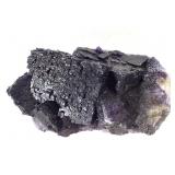 Purple & Yellow Fluorite 2 Lbs 4.6 oz