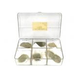 6 Moonstones India Raw 40 Grams