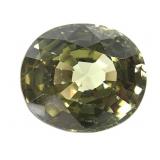 Olive Green Zircon 3.23 VS 9 x 7.5 mm